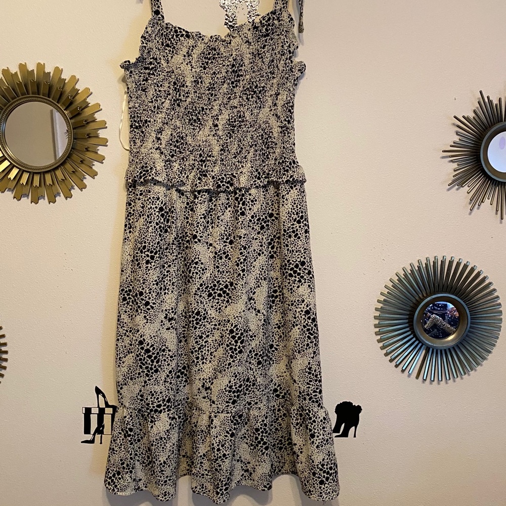 Black and white dress